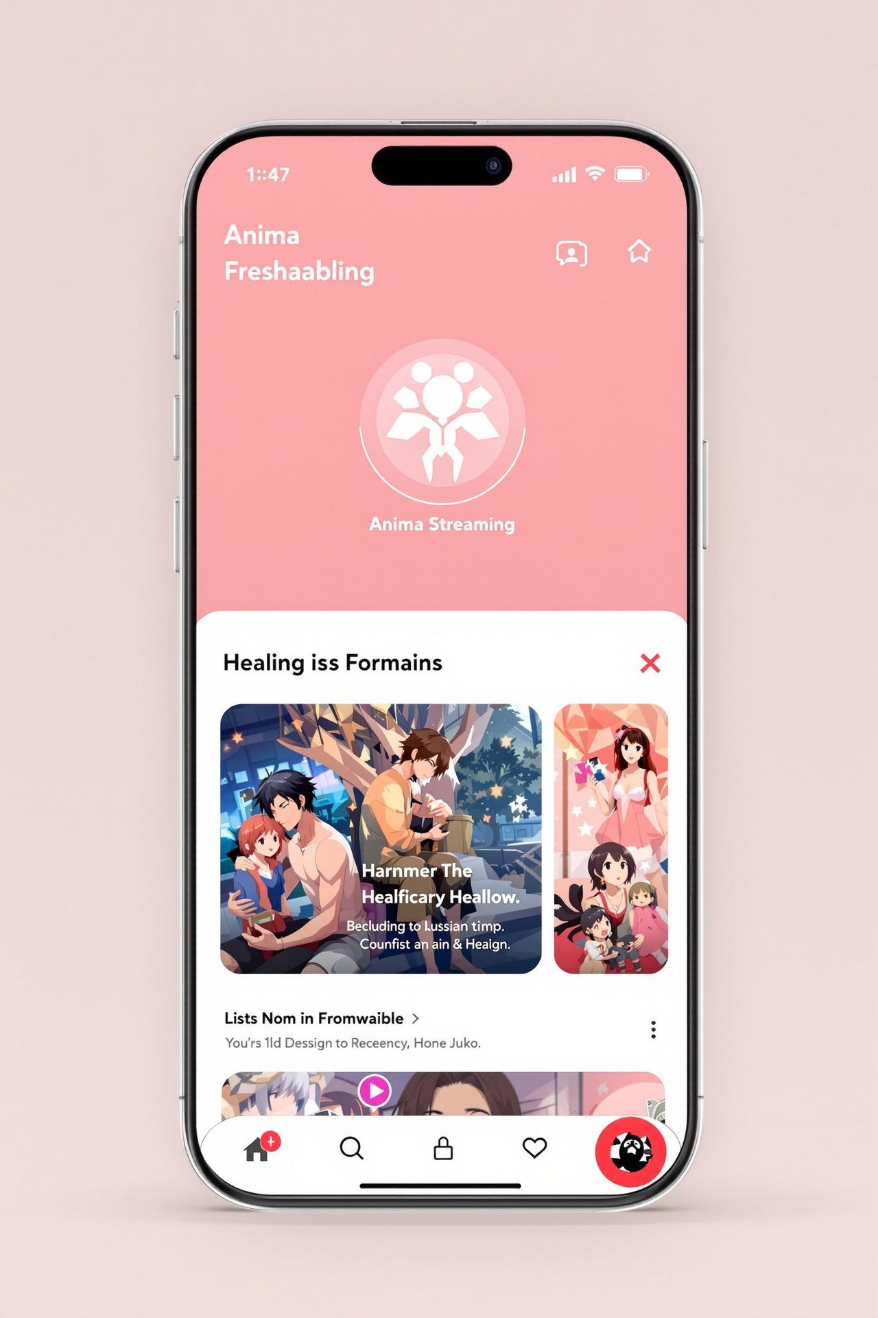 番剧推荐日漫APP界面预览 - 高清竖屏短剧播放界面